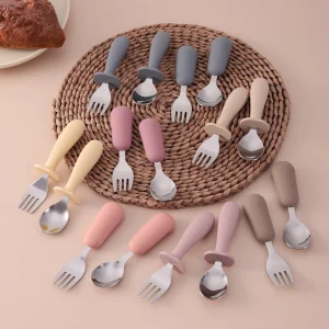 4PCS Baby Feeding Utensils