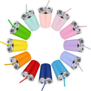 12Pack Sippy Cups 12oz Steel